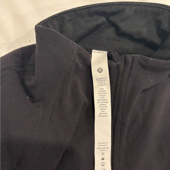 Lululemon Black Nulu Cropped Define Jacket - Picture 3 of 3